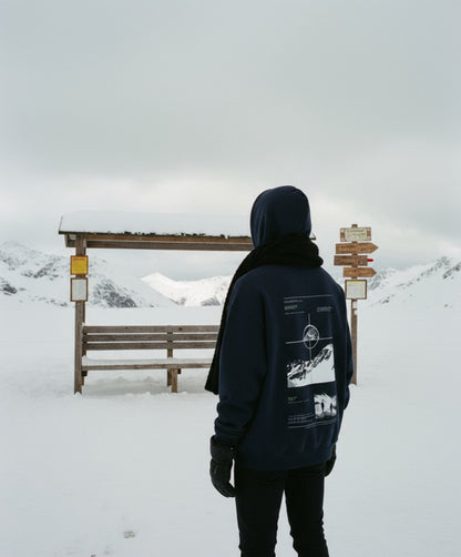 „The Peaks Will Outlive Us“ OS_Zip Hoodie